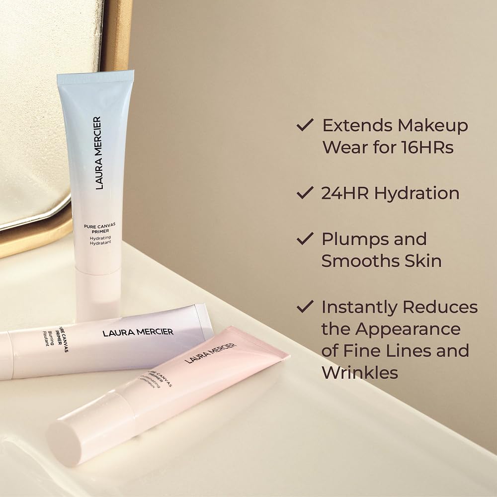 Gray Laura Mercier Pure Canvas Primer Hydrating, Travel Size, 0.51 oz