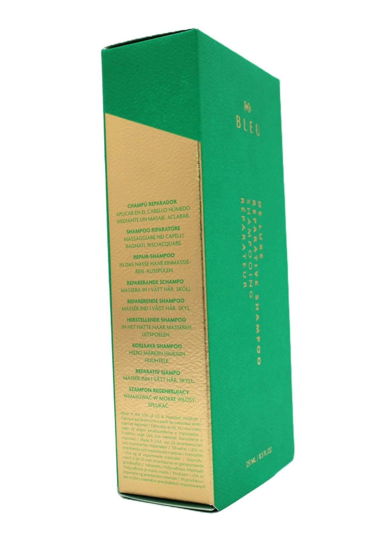 Medium Sea Green R+Co BLEU DE LUXE Reparative Shampoo Mini, 1 Oz