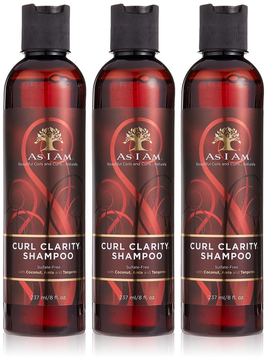 White Smoke As I Am Curl Clarity Shampoo, 8 oz (Pack of 3)