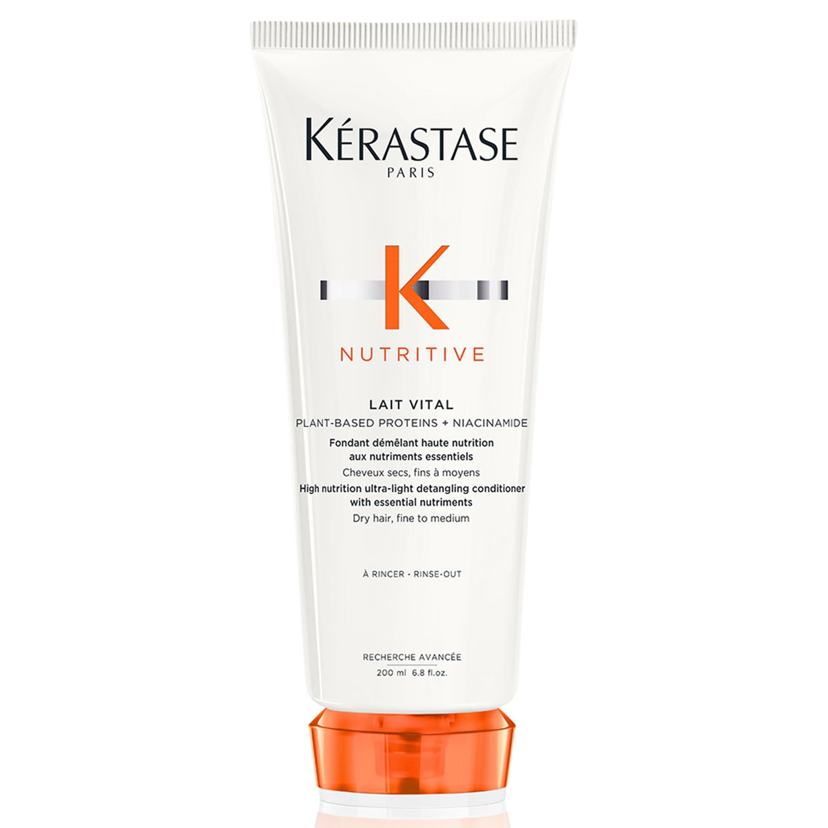 White Smoke Kerastase Nutritive Lait Vital Conditioner – Fine to Medium Dry Hair