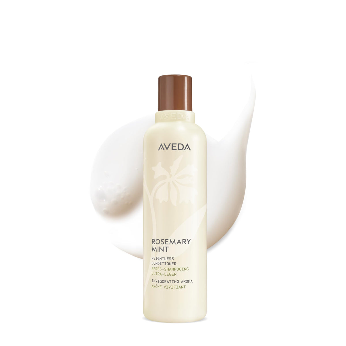 White Smoke AVEDA Rosemary Mint Weightless Conditioner | Lightweight Daily Conditioner | Adds Body & Shine| For Normal to Oily Hair, Fine to Medium Hair | Invigorating Aroma | 97% Naturally Derived*, 1.7 Fl Oz