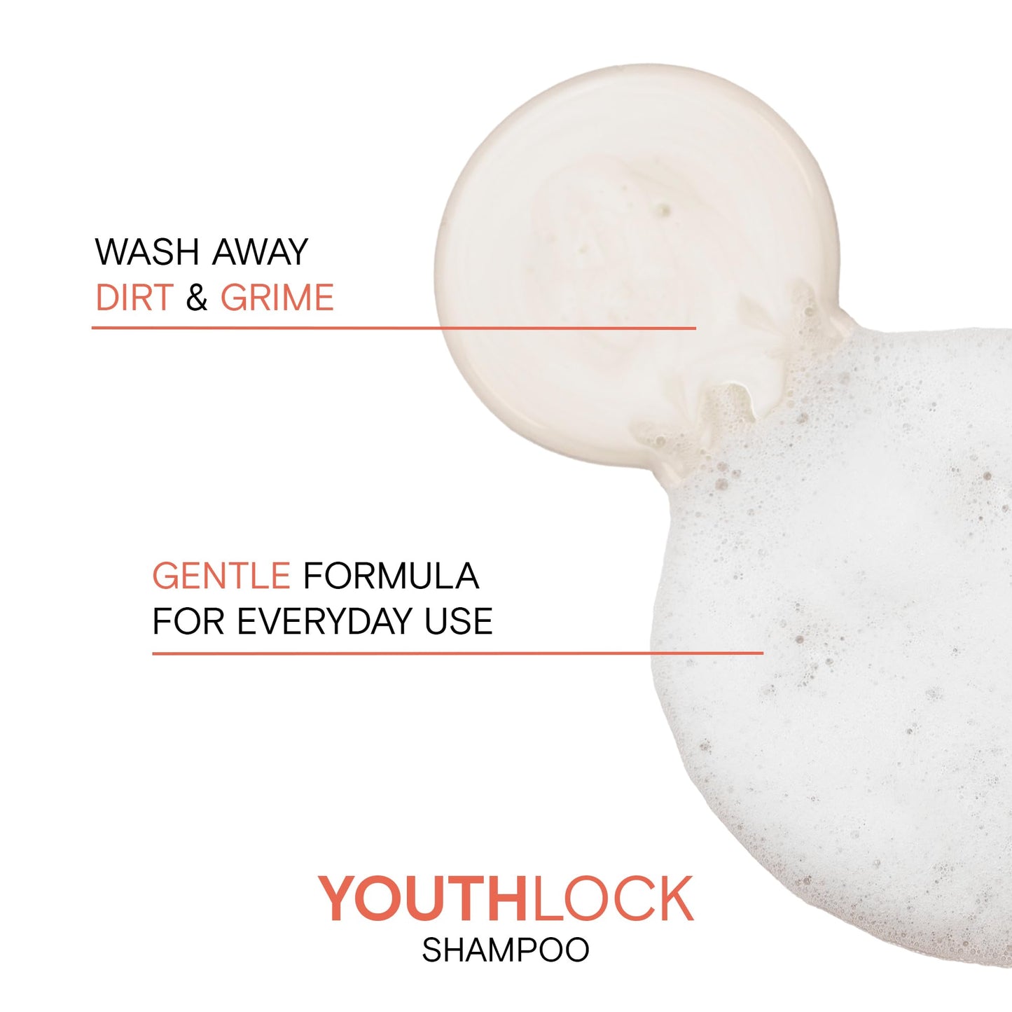 White Smoke Joico YouthLock Shampoo Formulated With Collagen | Youthful Body & Bounce | Reduce Breakage & Frizz | Soften & Detangle Hair | Boost Shine | Sulfate Free | With Arginine | 33.8 Fl Oz