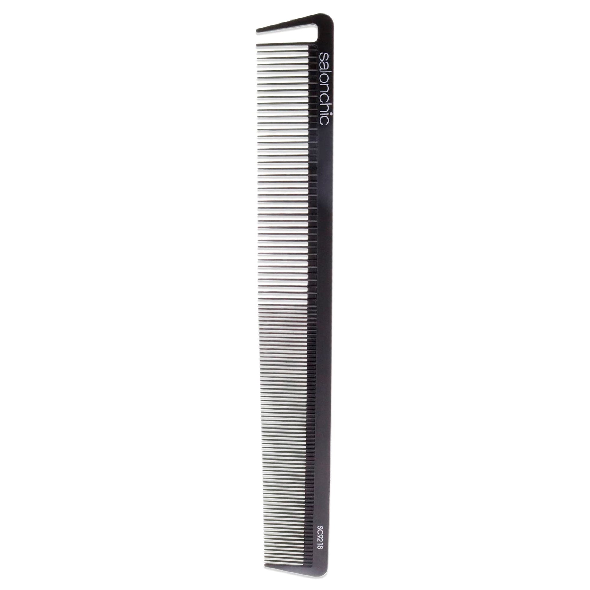 Gray SalonChic Cutting Carbon Comb High heat resistant 8.5 Comb Unisex 1 Pc