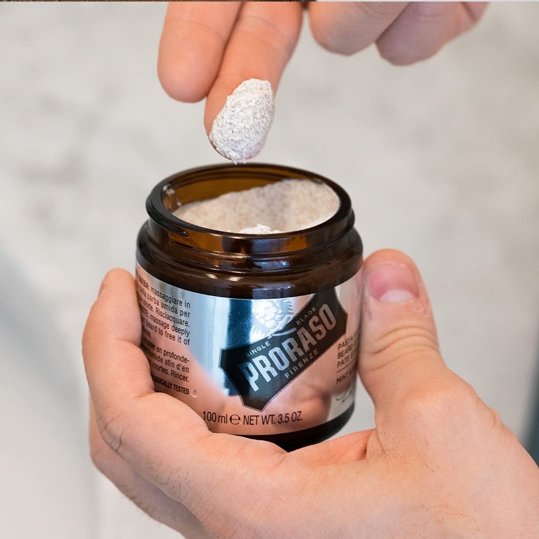 Light Gray Proraso Exfoliating Beard Paste