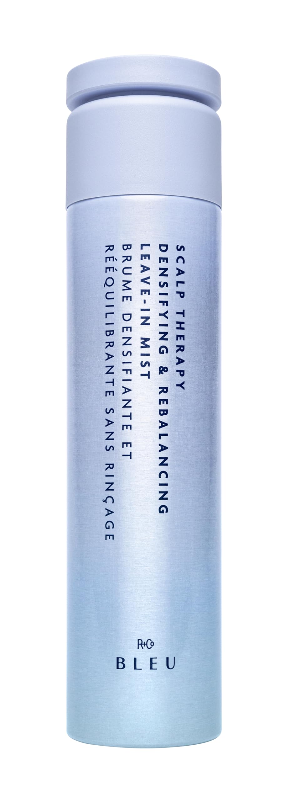 Light Steel Blue R+Co BLEU SCALP THERAPY Densifying & Rebalancing Leave-In Mist, 5.5 oz