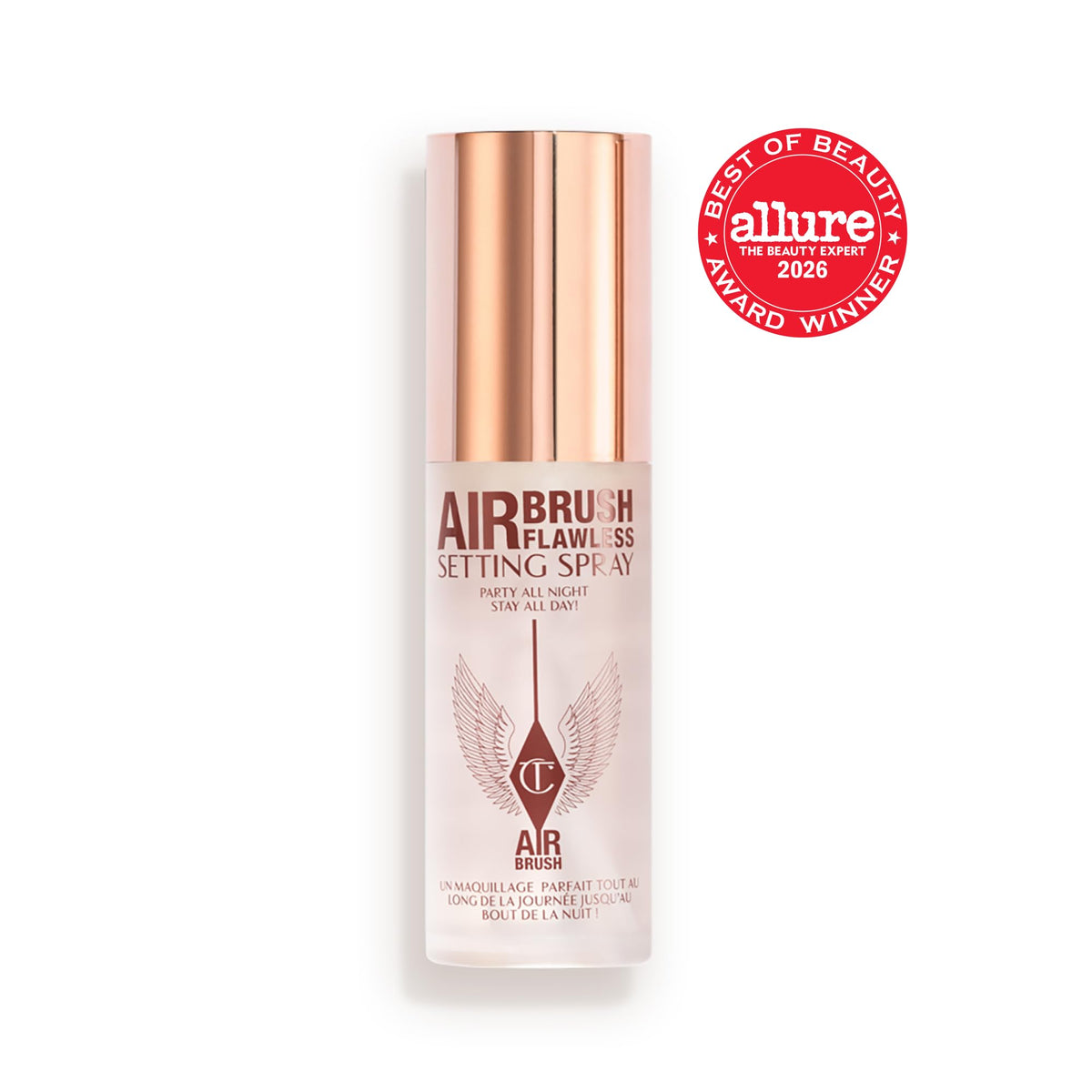 White Smoke Charlotte Tilbury Airbrush Flawless Setting Spray - Hydrating & Waterproof