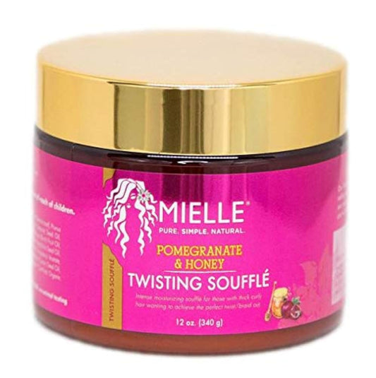 Light Gray Mielle Organics Pomegranate And Honey Twisting Souffle 12Oz (Pack of 2)
