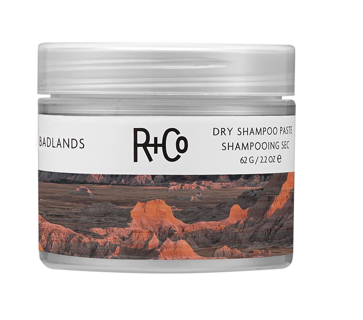 Lavender R+Co BADLANDS Styling Paste, Relative Paradise Scent