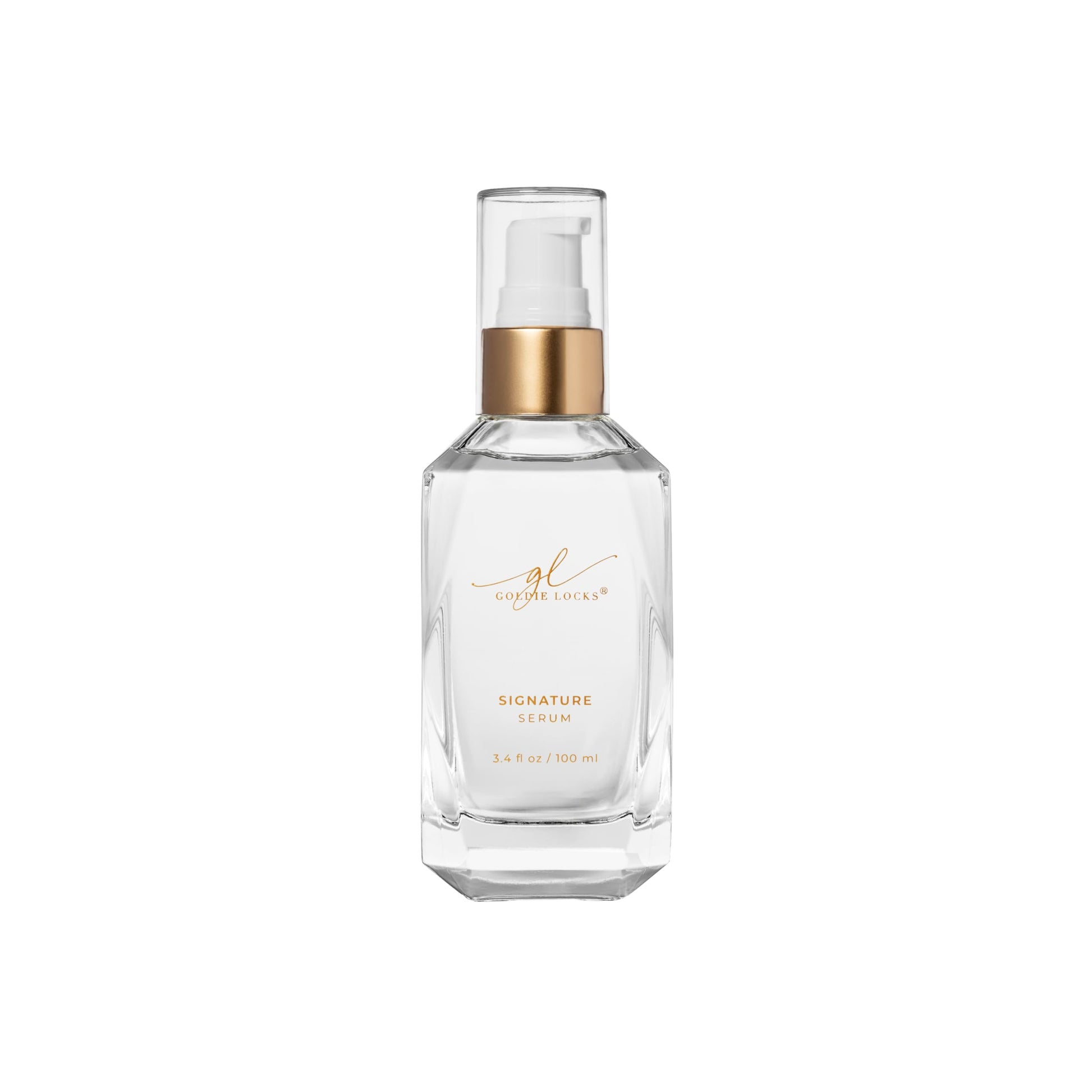 Lavender Goldie Locks Signature Hair Serum - Anti-Frizz and Humidity Control - Lightweight Shine Enhancer - Safe for Extensions and Color-Treated Hair - Protein-Free - 3.4 fl oz