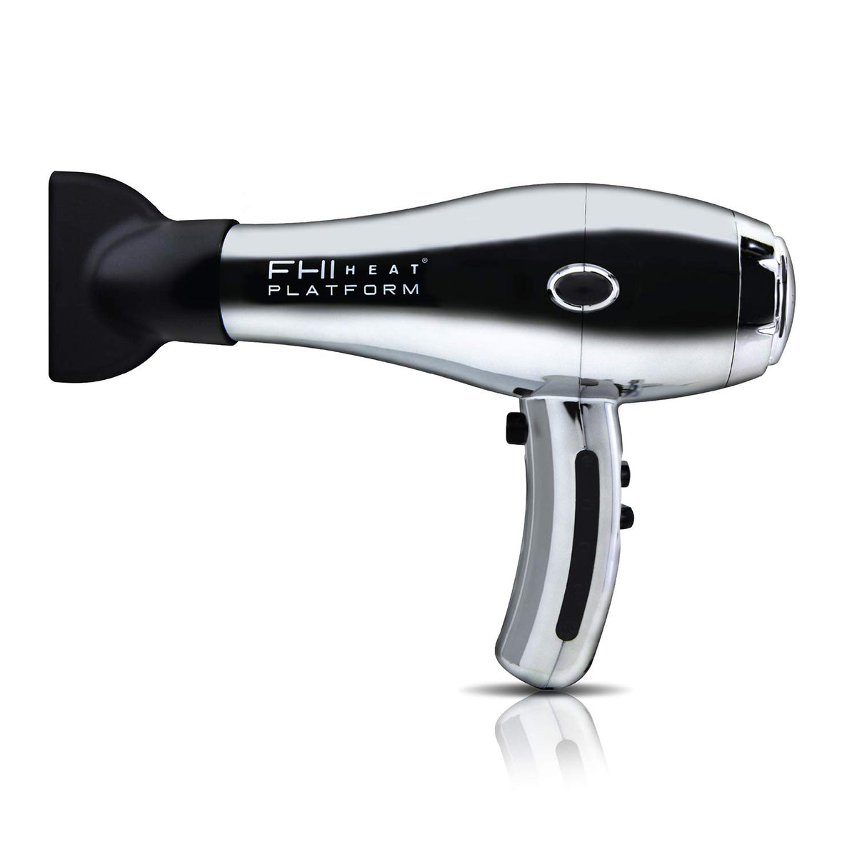 White Smoke FHI Heat Platform 2000 Chrome Professional Tourmaline Ceramic Hair Dryer