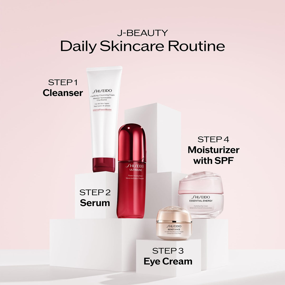 Misty Rose Shiseido Essential Energy Hydrating Day Cream Broad Spectrum SPF 20 - 50 mL - Visibly Reduces the Look of Pores & Fine Lines - With Hyaluronic Acid - 24-Hour Hydration - All Skin Types