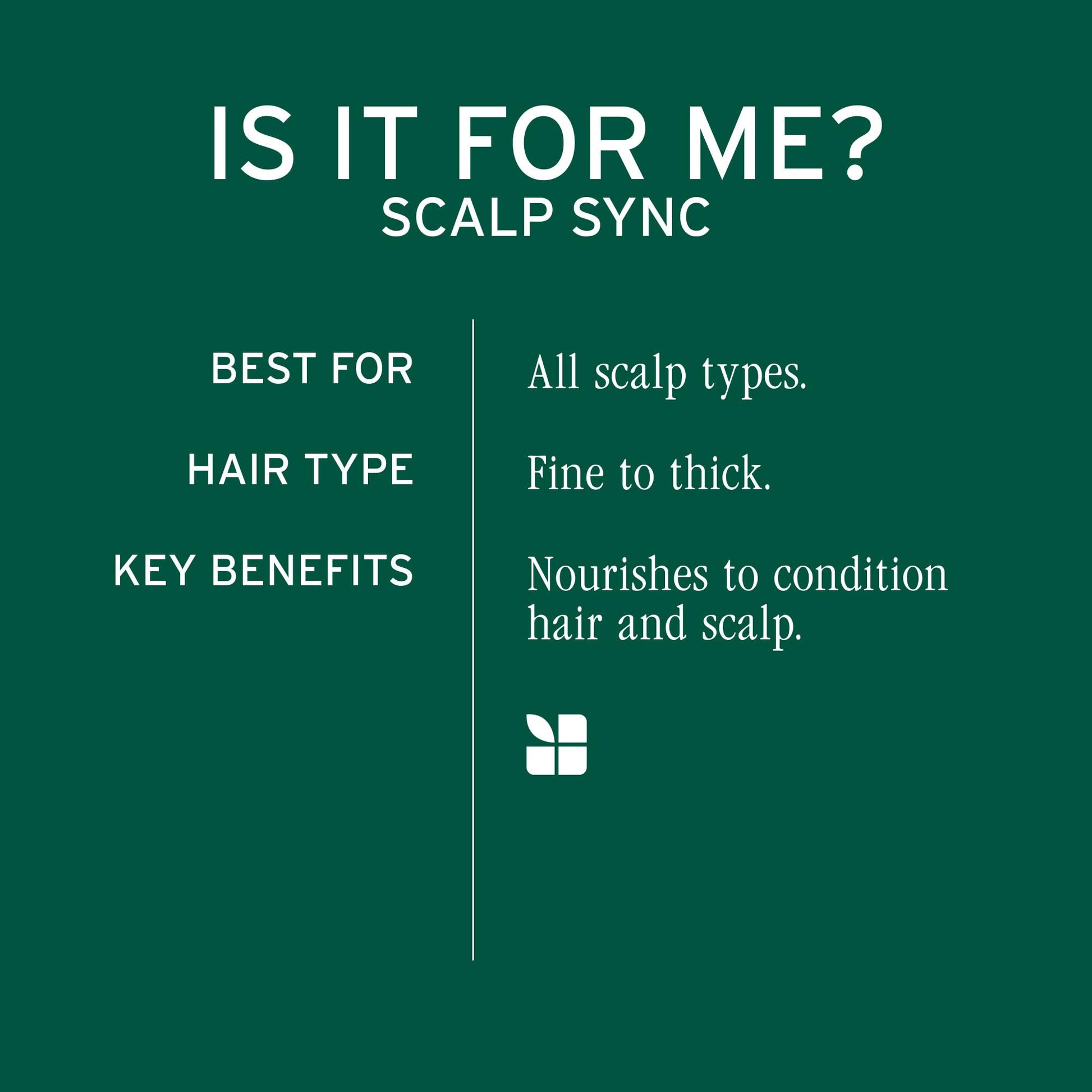Dark Slate Gray Biolage Scalp Sync Universal Conditioner - Nourishing & Hydrating for All Scalp Types, Lightweight Moisturizing & Conditioning, Fermented Tea Blend & Glycolic Acid, Vegan & Paraben-Free, 33.8 Fl Oz