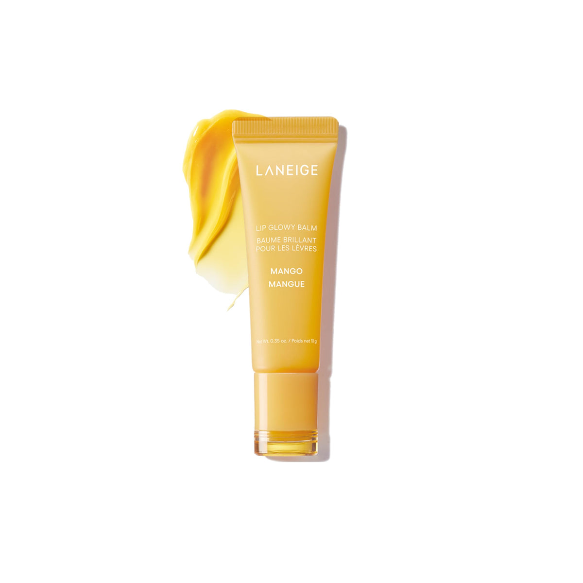 White Smoke LANEIGE Lip Glowy Balm: Sheer Tinted Lip Treatment Balm Tube