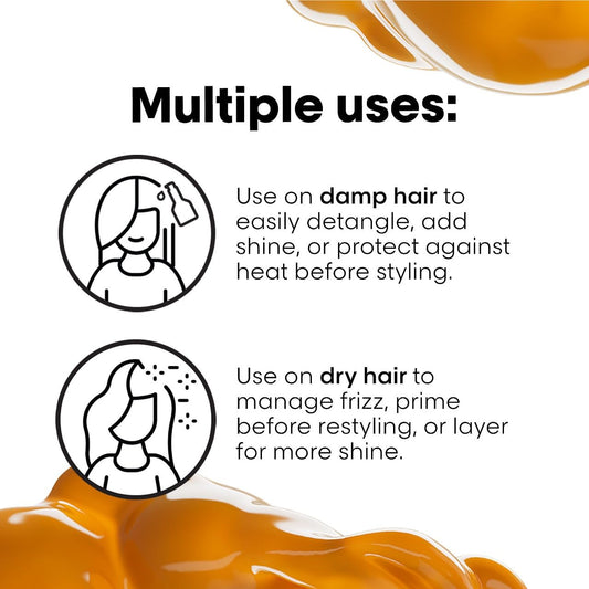 White Smoke L'Oréal Professionnel Paris Metal Detox Leave-In Oil - Detoxifies, Prevents Damage and Prolongs Hair Color With Shine, For All Hair Types