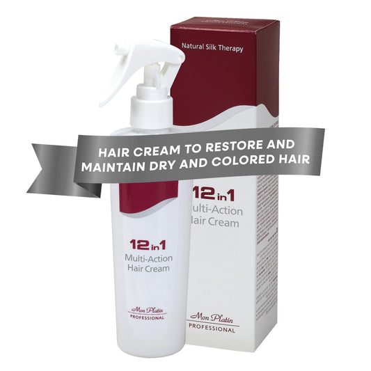 White Smoke Mon Platin Hair Mask & Spray Bundle – Deep Conditioning & Heat Protection for Dry, Color-Treated Hair