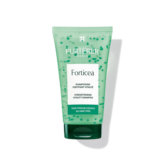 White Smoke Rene Furterer Forticea Strengthening Revitalizing Shampoo - Energize Scalp with Rosemary Essential Oil, and Niacinamide - Sulfate, Paraben, Silicone-Free - Gentle Formula for Daily Use