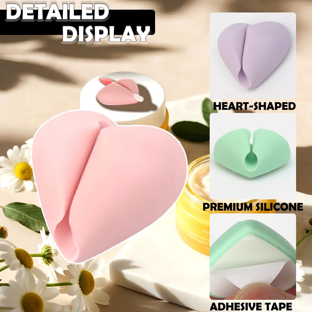 Seashell LIUZONGIN Lip Brush Holder, 6 Pcs Silicone Lip Balm Brush Organizer Compatible with LANEIGE Sleeping Mask, Reusable Brush Sleeve Protector Cover (Green, Pink & Purple)