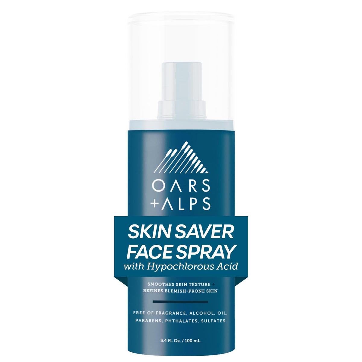 White Smoke Oars + Alps Hypochlorous Acid Spray for Face, Skin Saver, 3.4oz