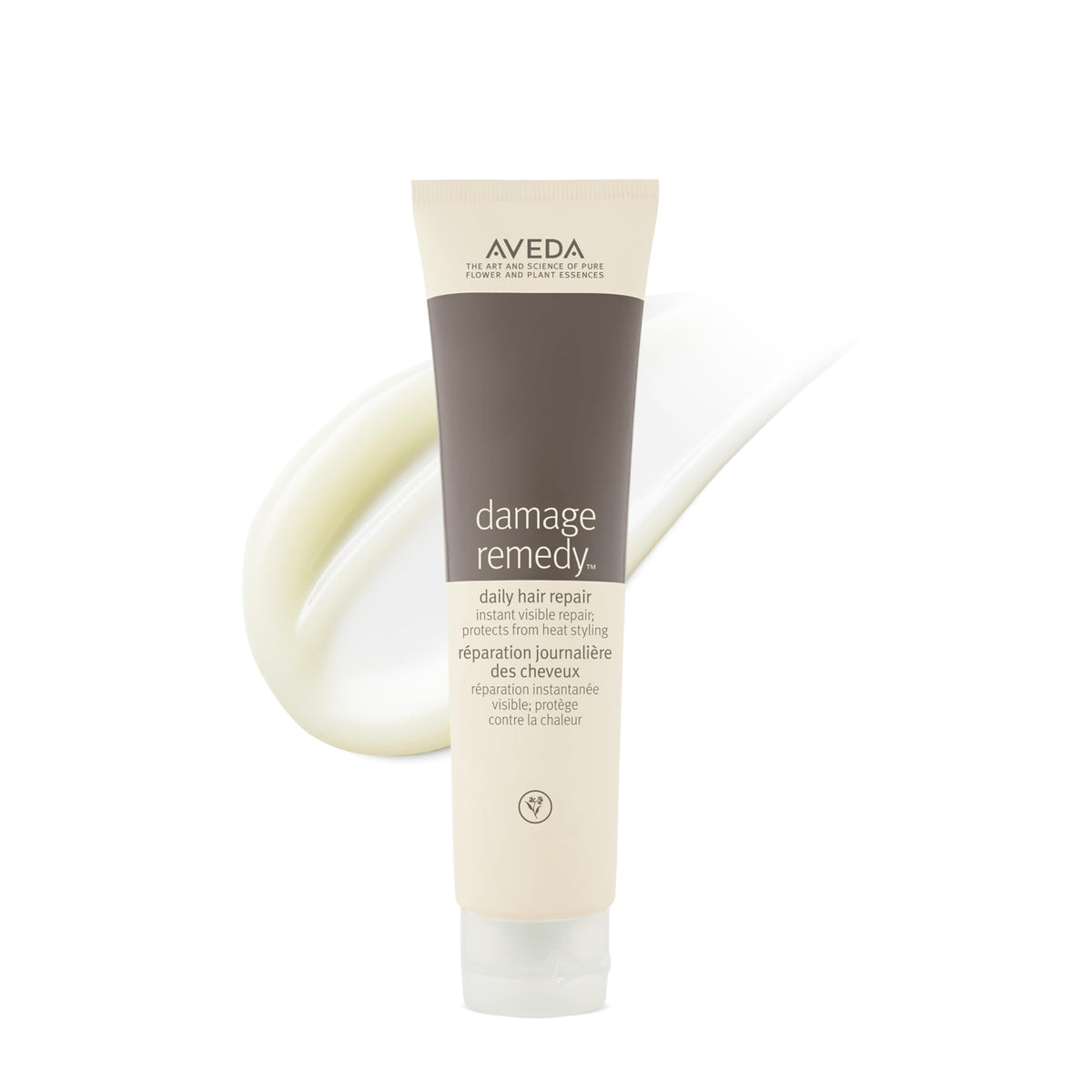 White Smoke AVEDA Damage Remedy Daily Hair Repair | Leave-In Treatment for Damaged Hair | Detangles, Repairs Split Ends | Heat Protectant | 98% Naturally Derived*, 3.4 Fl Oz