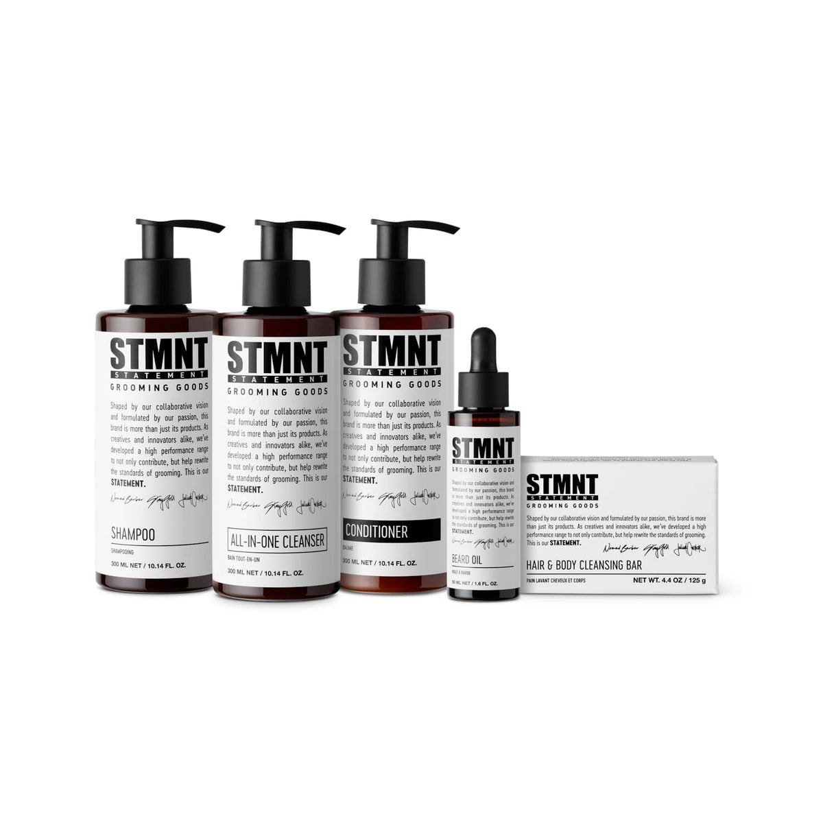 White Smoke STMNT Grooming Goods Shampoo | SLS/SLES Sulfates Free | Activated Charcoal & Menthol | Removes Build Up | All Hair Types