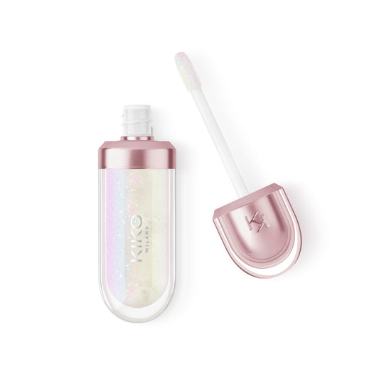 White Smoke Kiko Milano 3D Hydra Lip Oil, Hydrating, Non-Sticky