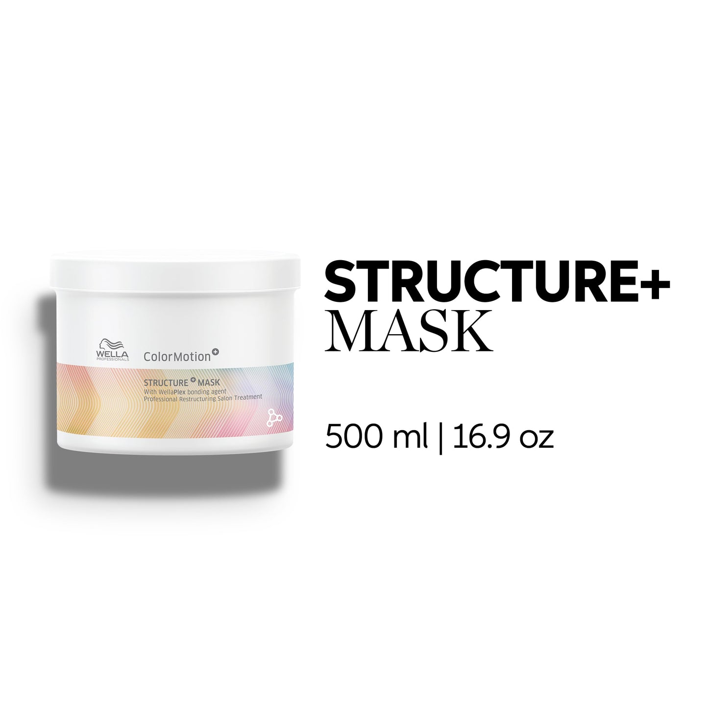 White Smoke Wella Professionals ColorMotion+ Structure+ Bonding Mask | Intense Deep Conditioning Treatment | Preserves Hair Color Vibrancy | 16.9 Fl Oz