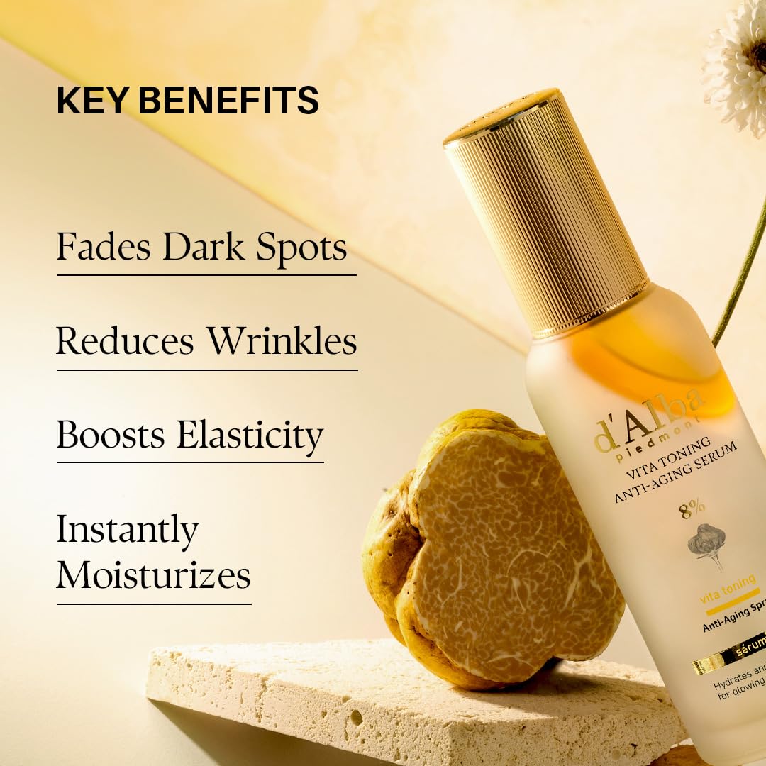 Bisque d'Alba Official White Truffle Spray Serum 5 Solutions Gift Set (1.76 fl oz (52 ml) x 5ea), Mother's Day, Vegan Skin Care, Glow Serum for Radiant Skin, All In One Mist, Korean Skin Care
