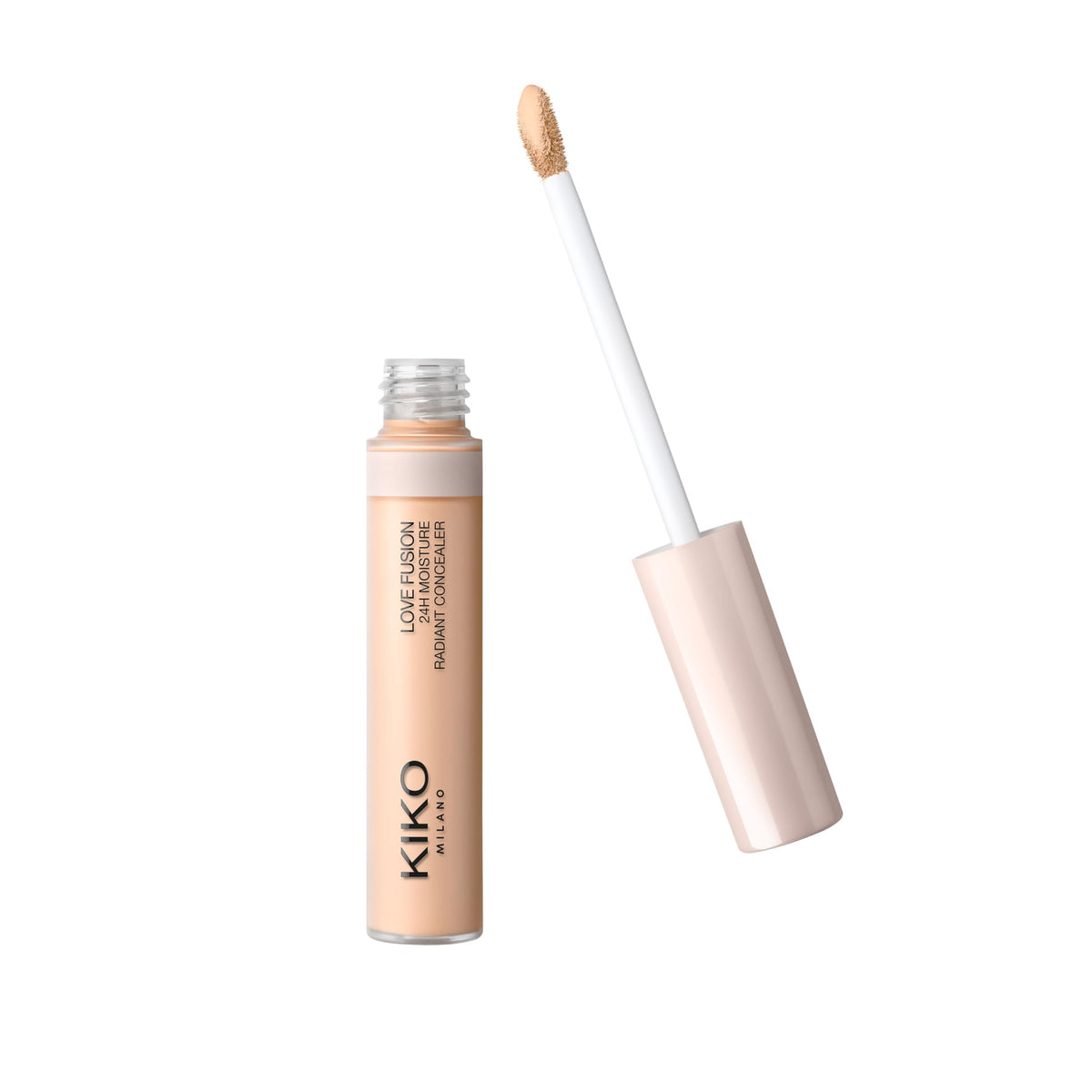 White Smoke KIKO Milano Love Fusion 24 Hour Long-Lasting, Radiant Concealer, 8