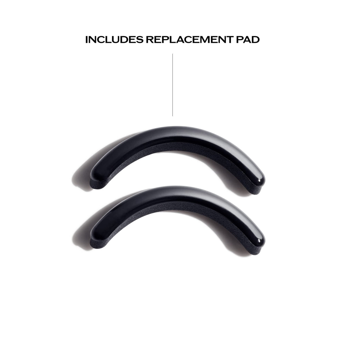 White Smoke Shiseido Eyelash Curler Pad - Includes 2 Refill Pads - Use with Eyelash Curler to Crimp & Curl Lashes for Perfect, Eye-Framing Fringe