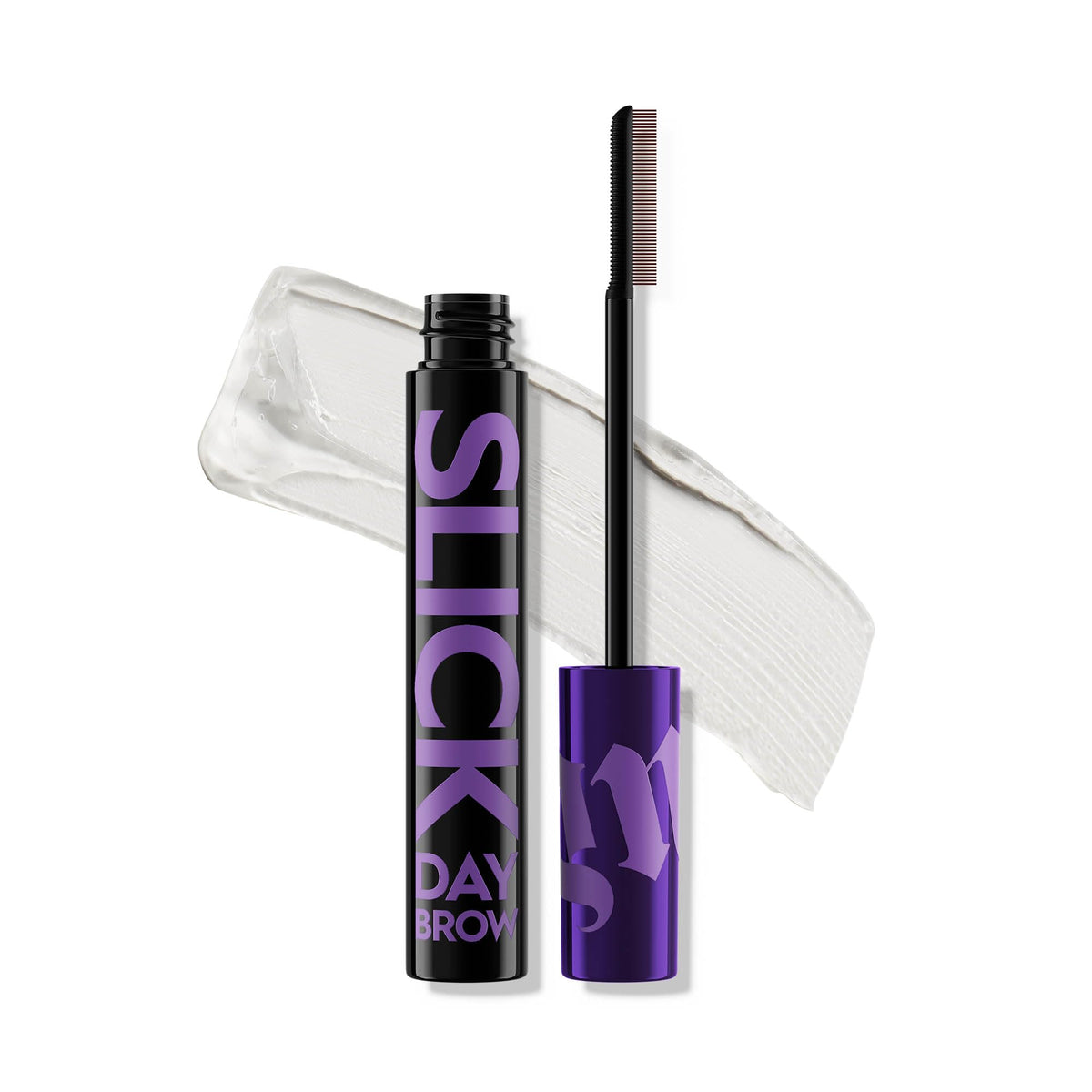 White Smoke Urban Decay Slick Day Clear Brow Gel for Lifted + Laminated Eyebrows