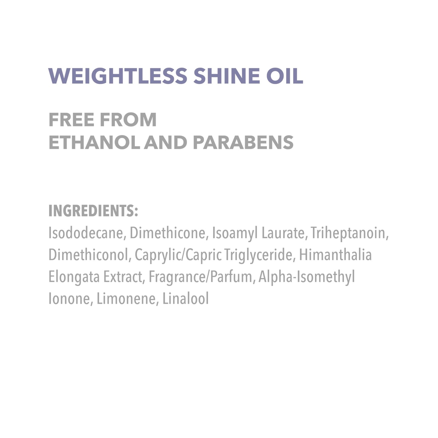 White Smoke Goldwell StyleSign Weightless Shine-Oil