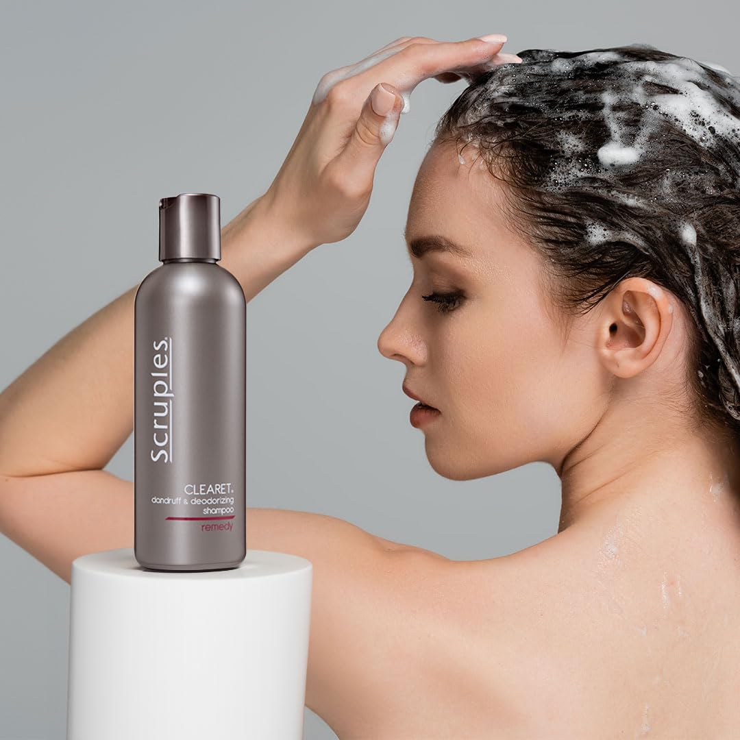 Dark Gray Scruples Clearet Dandruff Shampoo