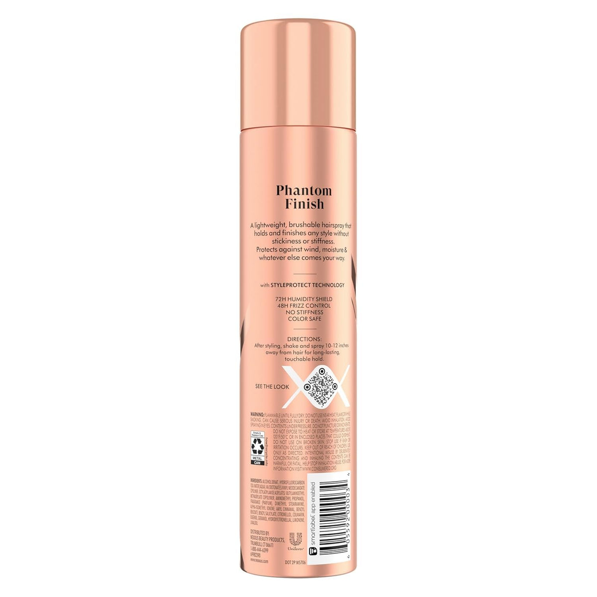 Peach Puff Nexxus Comb Thru Finishing Mist Hair Spray, Volume Spray, Hair Mist, Lightweight Hairspray 1.5 Ounce