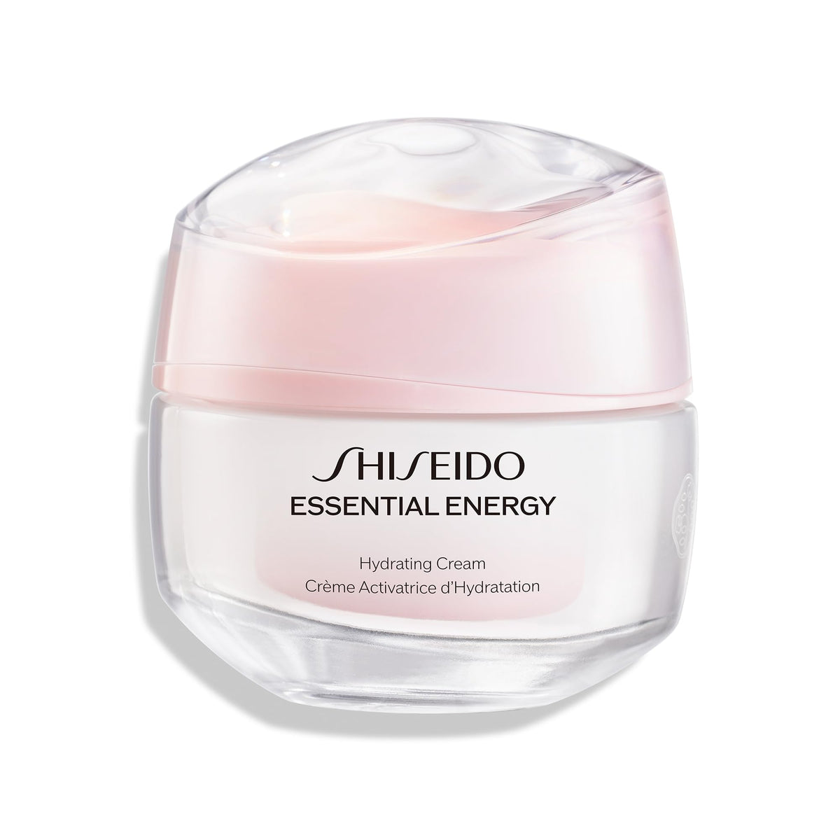 White Smoke Shiseido Essential Energy Hydrating Cream - 50 mL - Visibly Reduces the Look of Pores & Fine Lines - With Hyaluronic Acid - 24-Hour Hydration - Vegan - All Skin Types