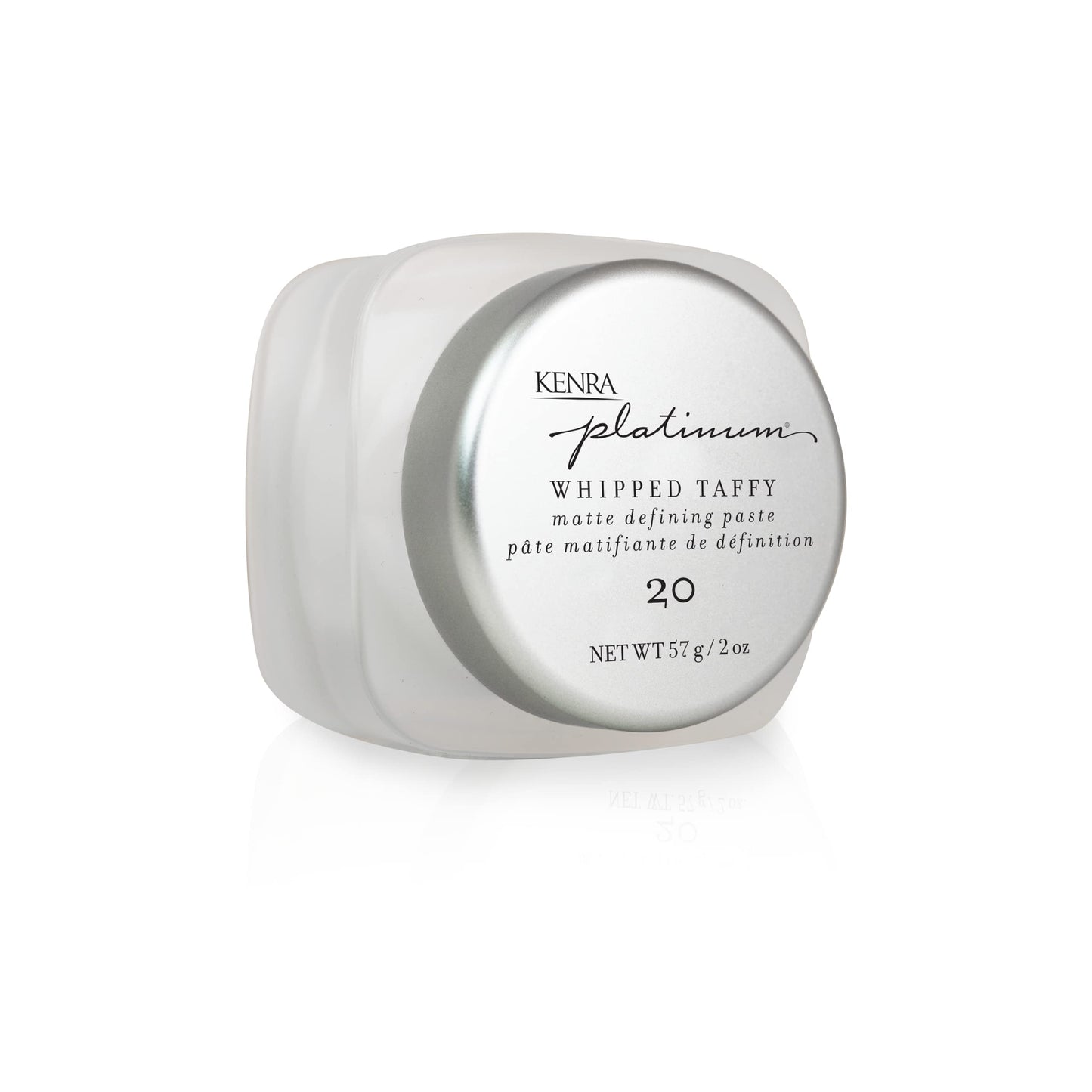 White Smoke Kenra Professional Platinum Whipped Taffy 20 | Matte Defining Paste | Delivers An Ultra-Matte, Firm Hold Finish | Sculpts, Smooths & Texturizes Styles | All Hair Types | 2fl. Oz