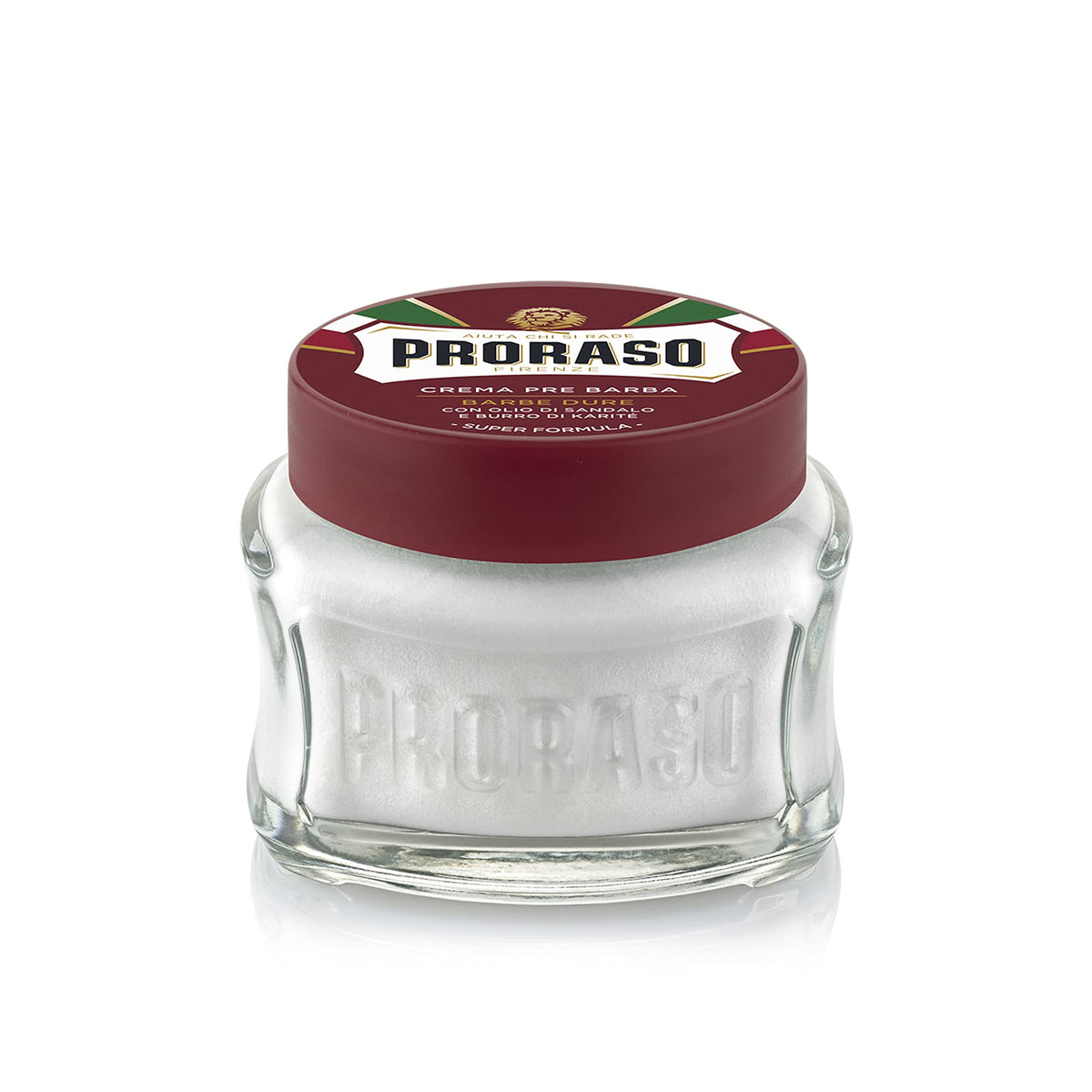 Gray Proraso Pre Shave Conditioning Cream - Sandalwood Oil & Shea Butter