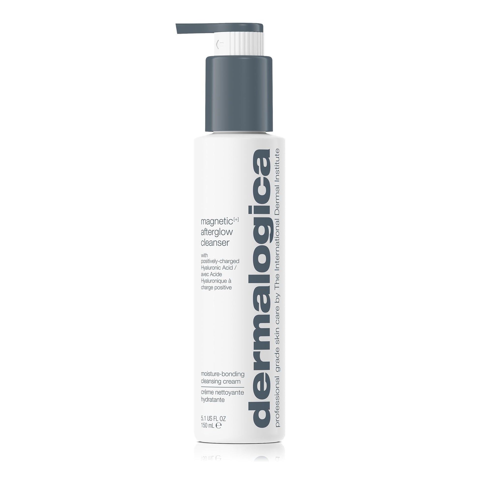 White Smoke Dermalogica Magnetic AfterGlow Facial Cleanser, Mucin Cleansing Cream with Hyaluronic Acid - Delivers Glowing and Moisturizing Skin, 5.1 fl oz