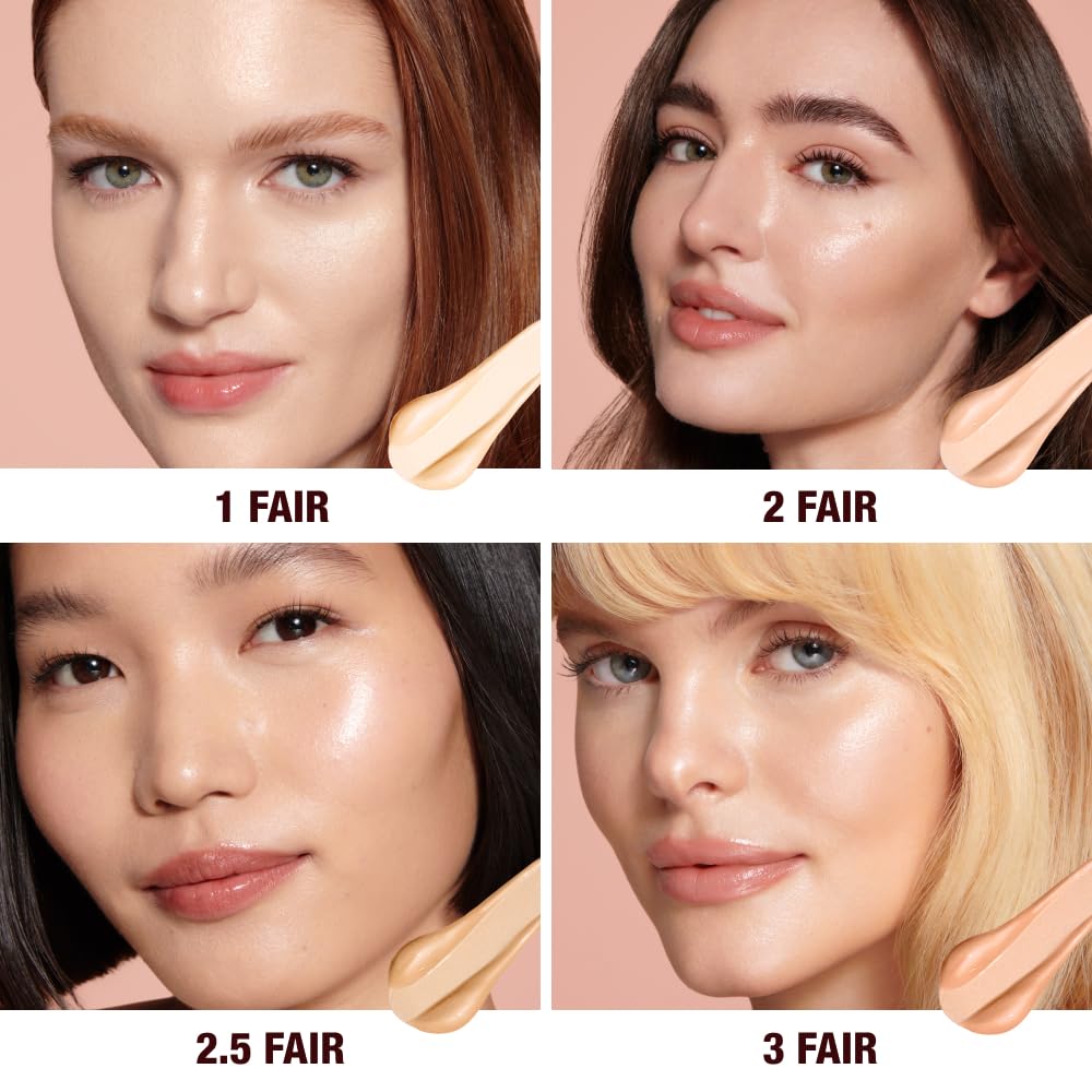 White Smoke Charlotte Tilbury Hollywood Flawless Filter - Multi‑Use Makeup Primer, Complexion Booster & Illuminating Liquid Highlighter with Sheer Coverage - Smooths & Blurs Skin