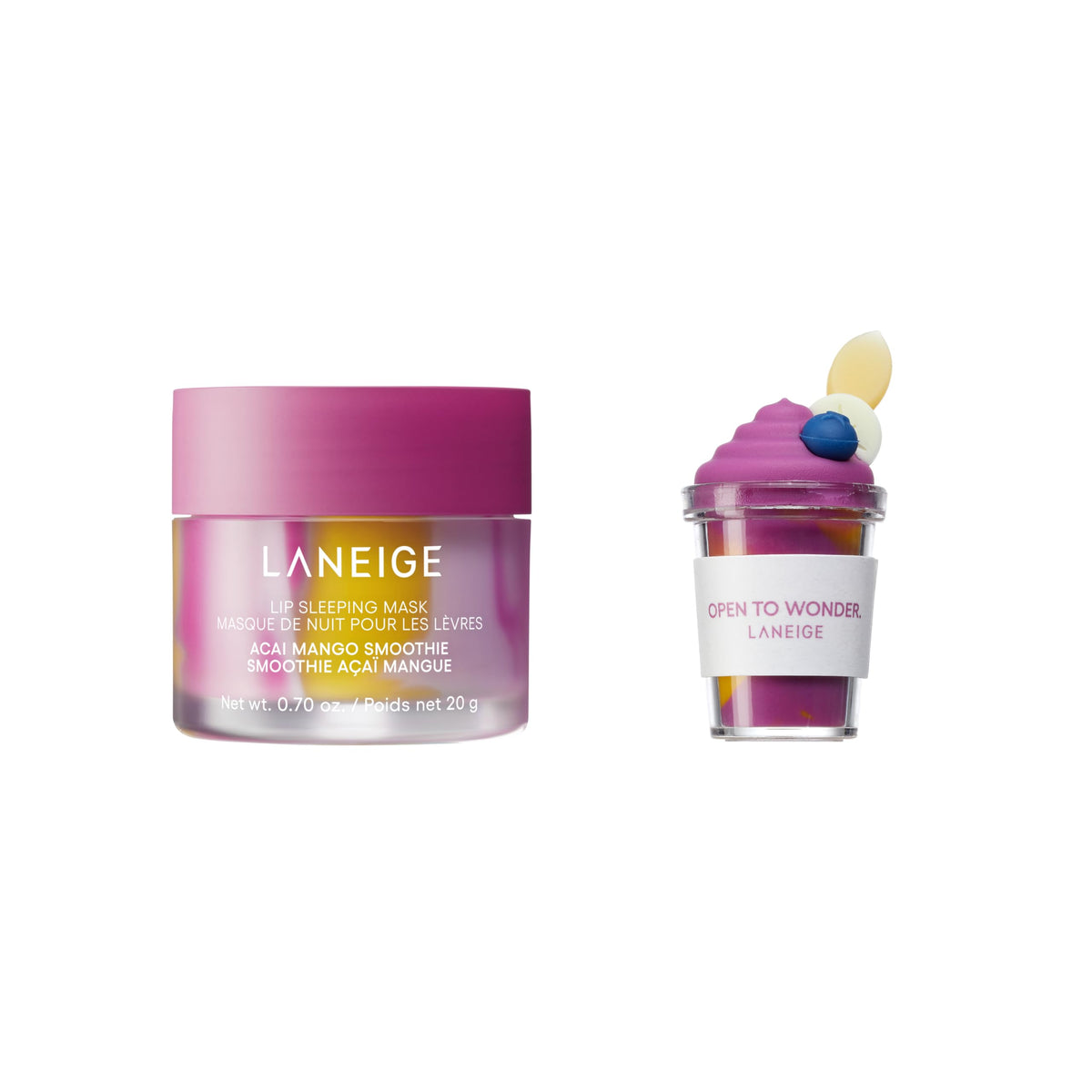 White Smoke LANEIGE Berry Sweet Lip Trio Set