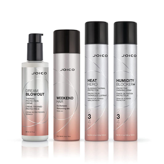White Smoke Joico Dream Blowout Thermal Protection Crème | For Most Hair Types | Thermal Heat Protection | Control Frizz & Static | Faster Drying Time | Humidity Protection | Reduce Breakage | 6.7 Fl Oz