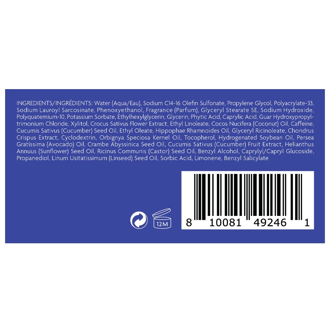 Dark Slate Blue R+Co BLEU ESSENTIAL Shampoo