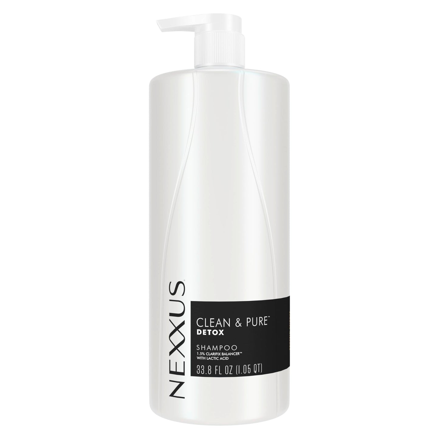 Lavender Nexxus Clean & Pure Shampoo Detox for Professional-Level Silicon, Sulfate & Paraben Free Hair Care Powered by CLARIFIX BALANCER Technology with Lactic Acid 33.8 oz