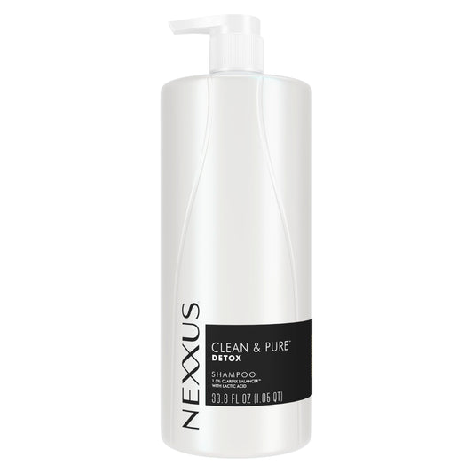 Lavender Nexxus Clean & Pure Shampoo Detox for Professional-Level Silicon, Sulfate & Paraben Free Hair Care Powered by CLARIFIX BALANCER Technology with Lactic Acid 33.8 oz