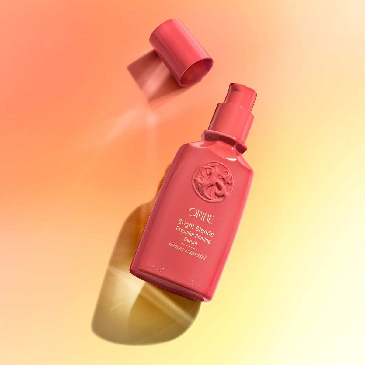 Sandy Brown Oribe Bright Blonde Priming Serum - Tones & Eliminates Brassiness - 3.4oz