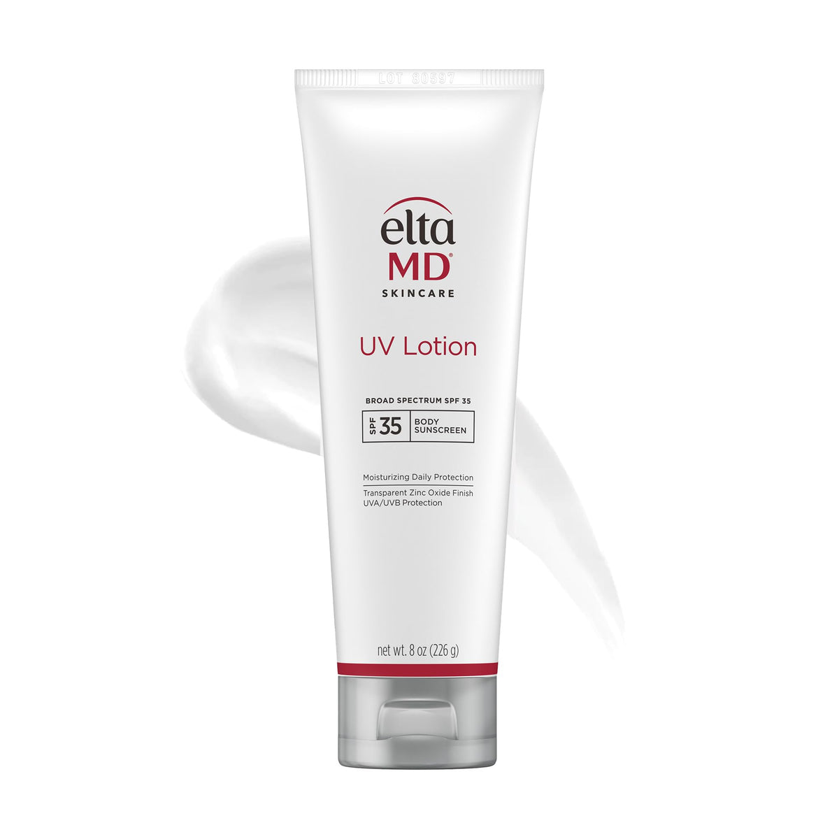 White Smoke EltaMD UV Lotion, Moisturizing Sunscreen for Face and Body, SPF 35