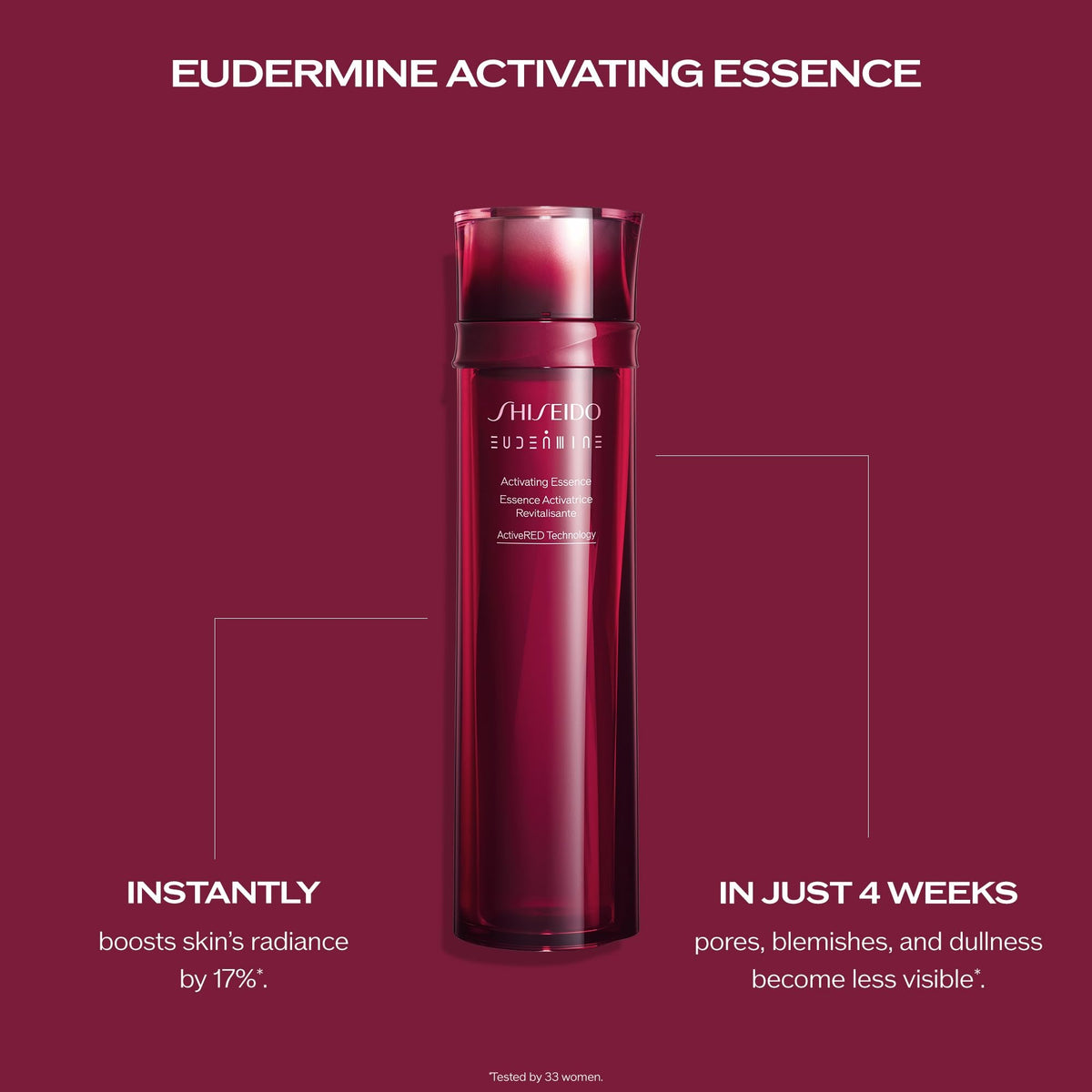 Brown Shiseido Correct & Prevent Set - Clarifying Cleansing Foam (50mL), Eudermine Activating Essence (70mL) Ultimune Power Infusing Serum (75mL) & Vital Perfection Advanced Cream (15mL) - $266 Value