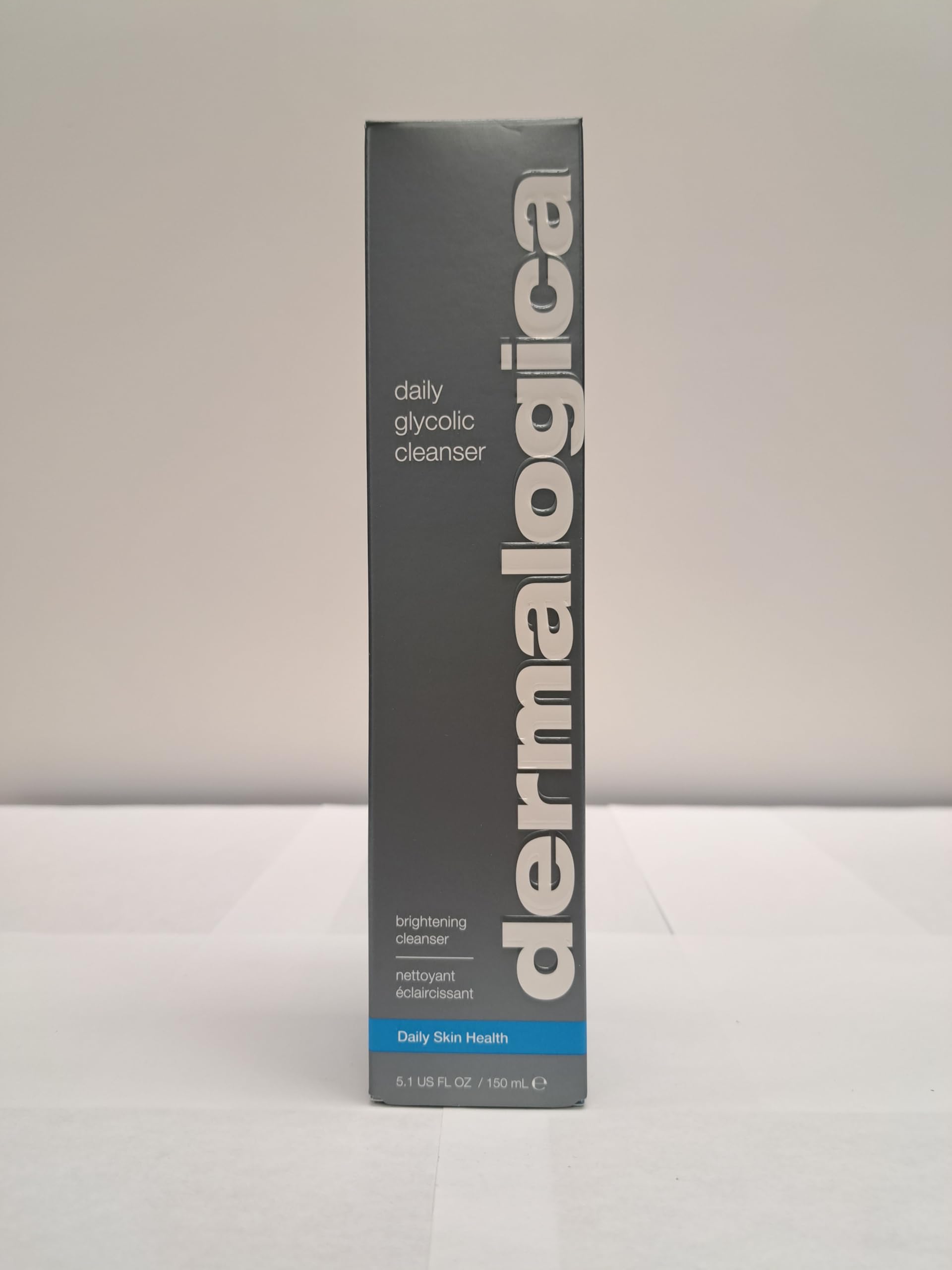 Gray Dermalogica Daily Glycolic Cleanser, Face Wash with Glycolic Acid and AHA, Removes Buildup and Brightens Skin Tone, 5.1 Fl Oz