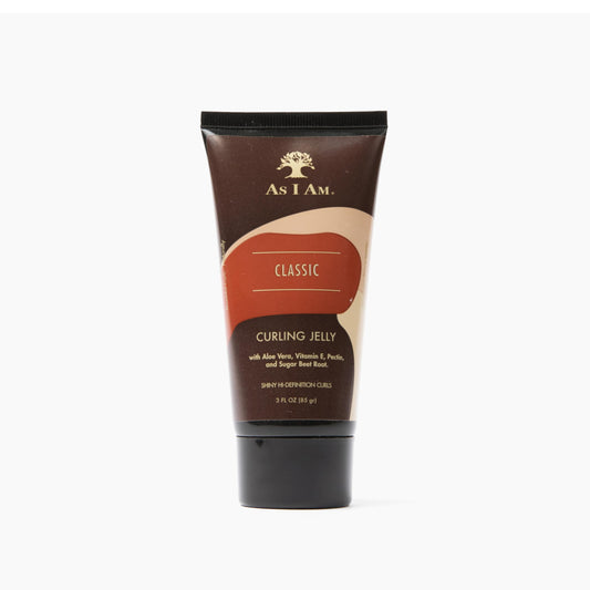 White Smoke As I Am Classic Curling Jelly - 3 ounce - Travel Size - Provides flexible, long-lasting hold - Defines curls - lockes in moisture.