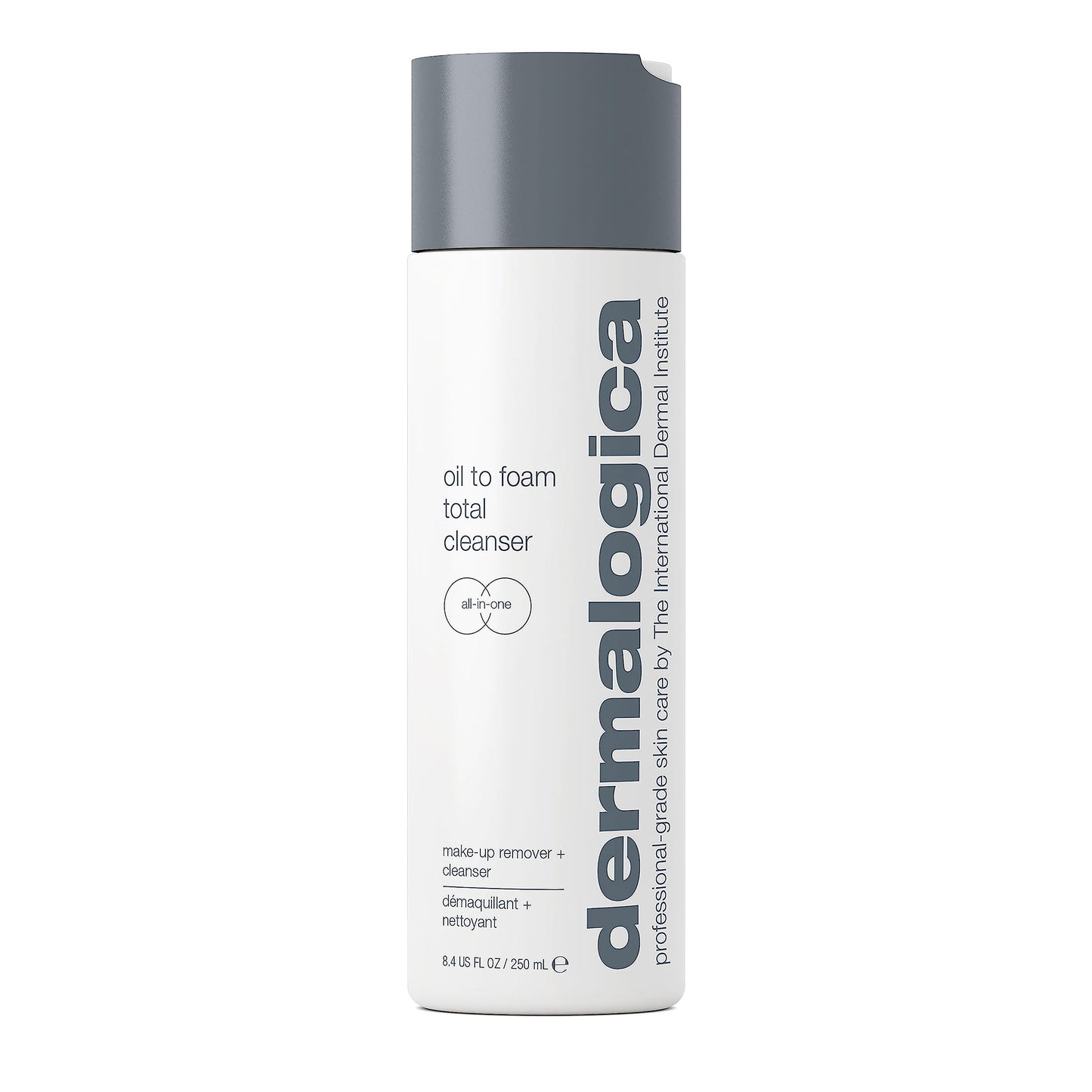 Lavender Dermalogica Oil To Foam Total Cleanser for face - Removes make-up, sunscreen, and debris while cleansing skin in one step for ultra-clean, healthy-looking skin, 8.4 fl oz