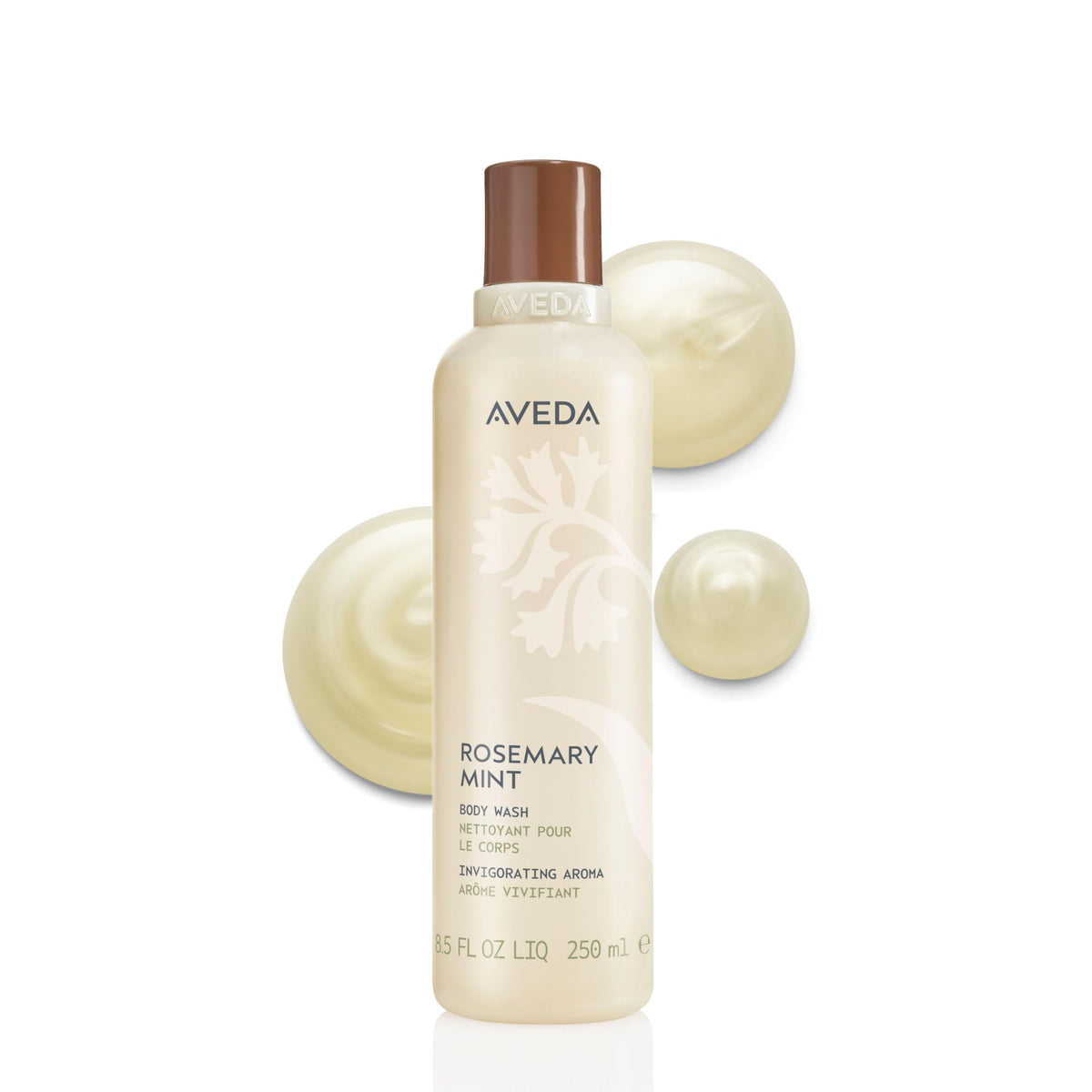 White Smoke AVEDA Rosemary Mint Hand & Body Wash | Liquid Hand Soap and Body Wash | with Invigorating Aroma of Certified Organic Peppermint & Rosemary, 8.5 Fl Oz